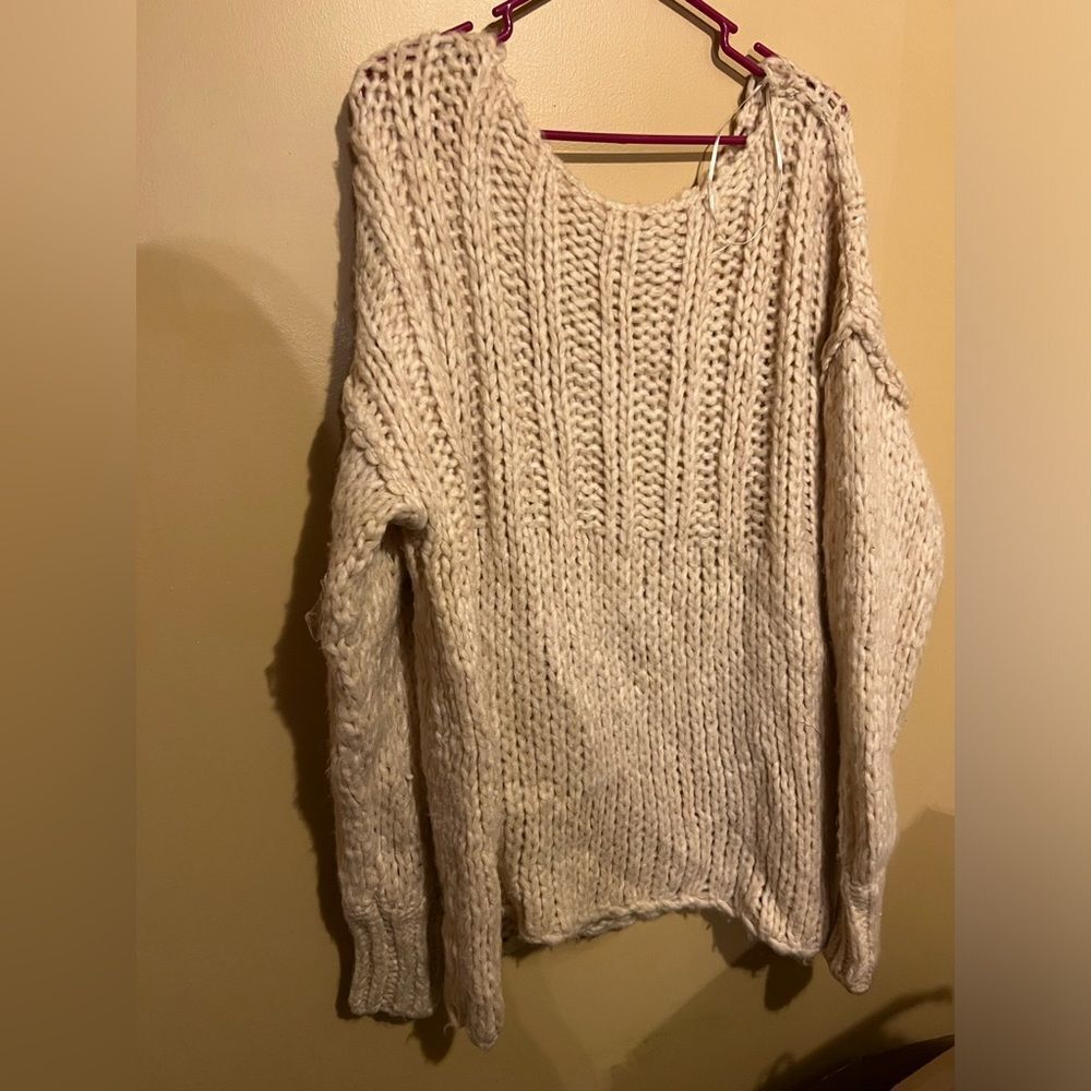 NWOT free people chunky knit sweater‎ small